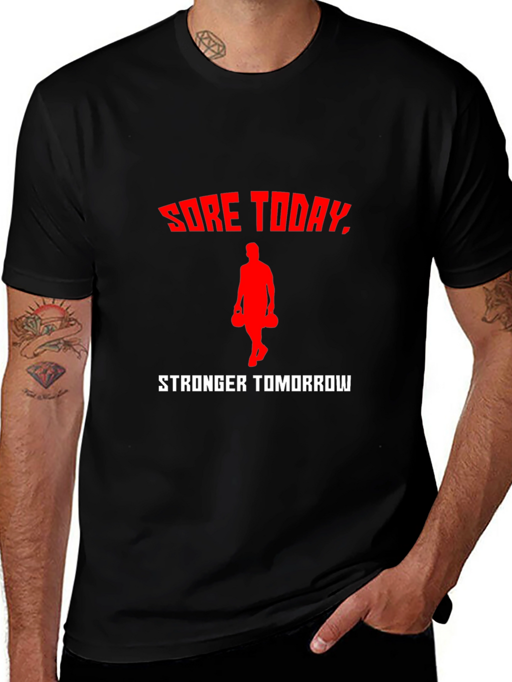 Sore Today Stronger Tomorrow Workout T-Shirt