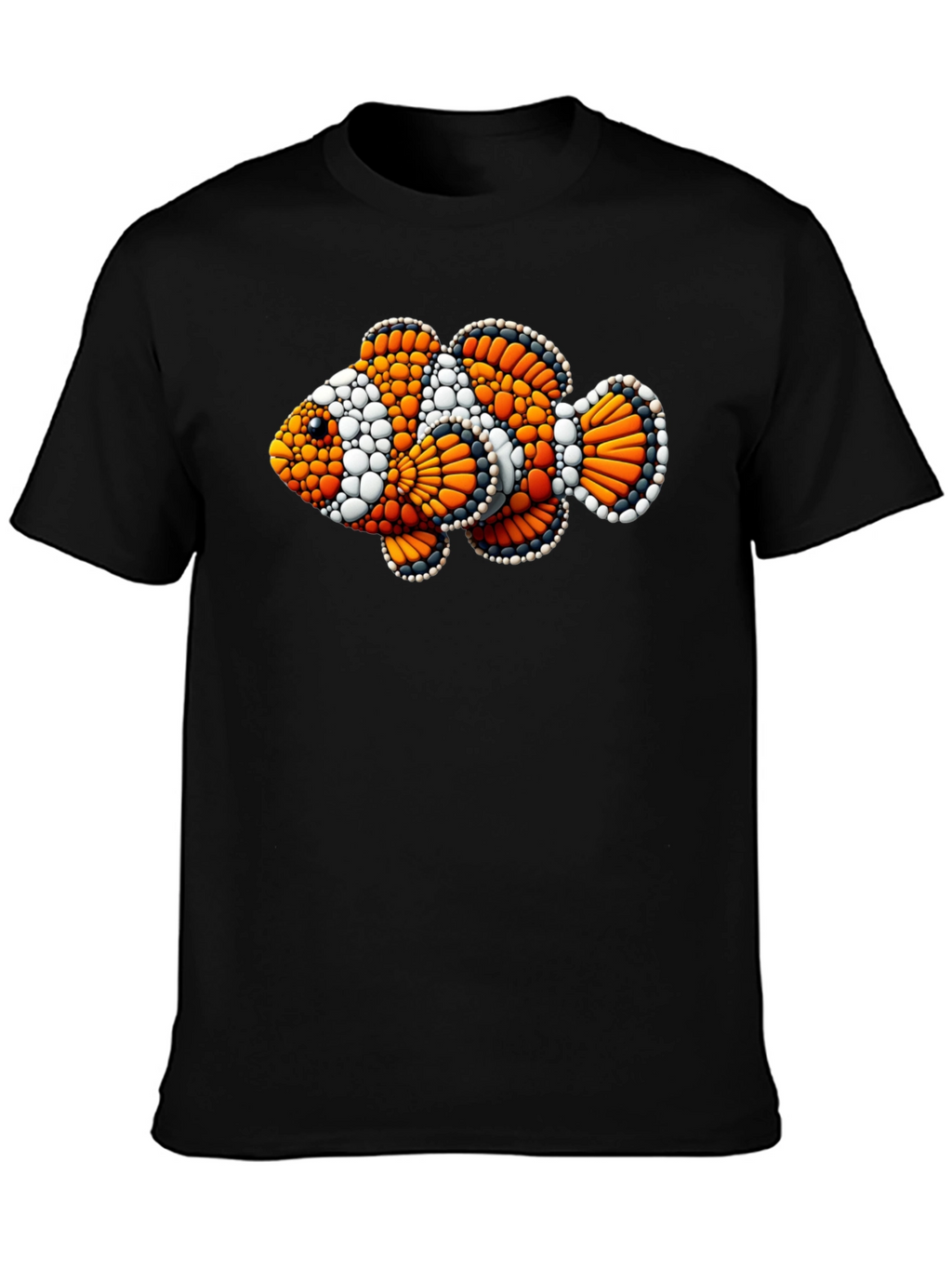 Clownfish Graphic Black T-Shirt