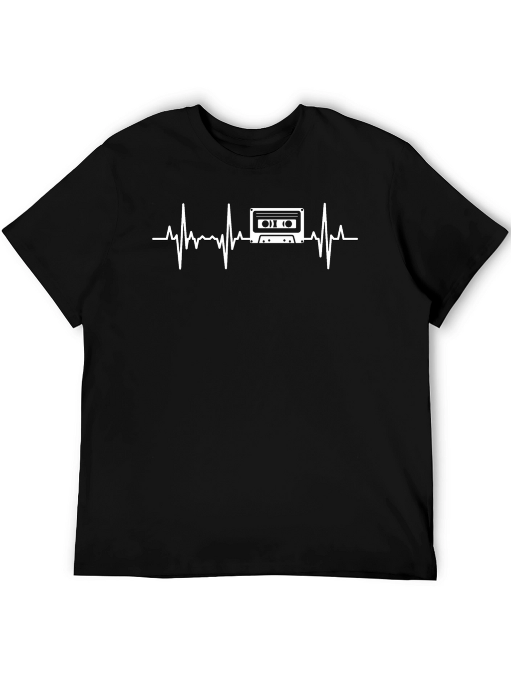 Retro Cassette Heartbeat T-Shirt