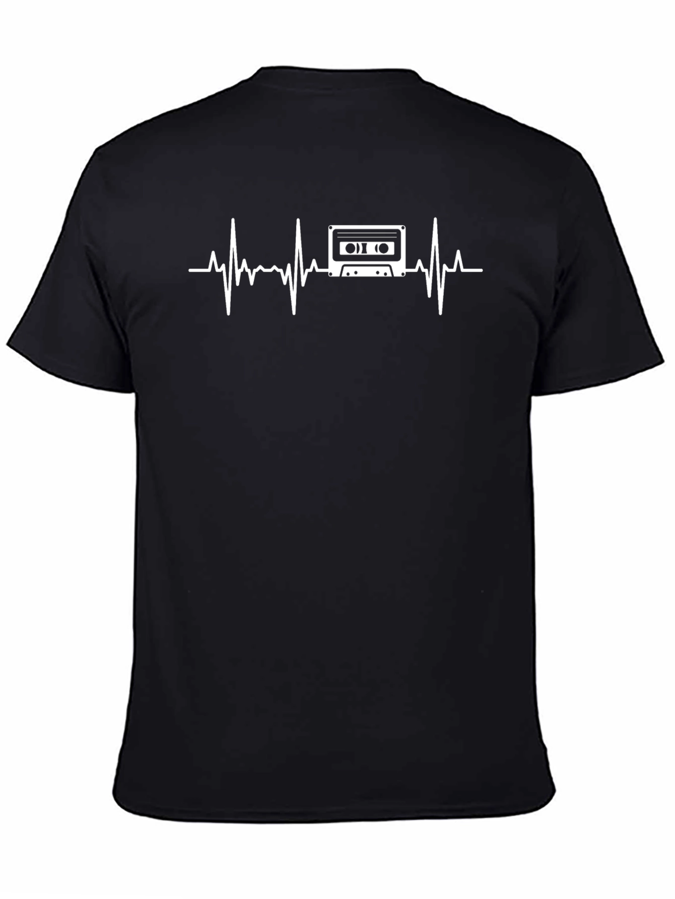 Retro Cassette Heartbeat T-Shirt