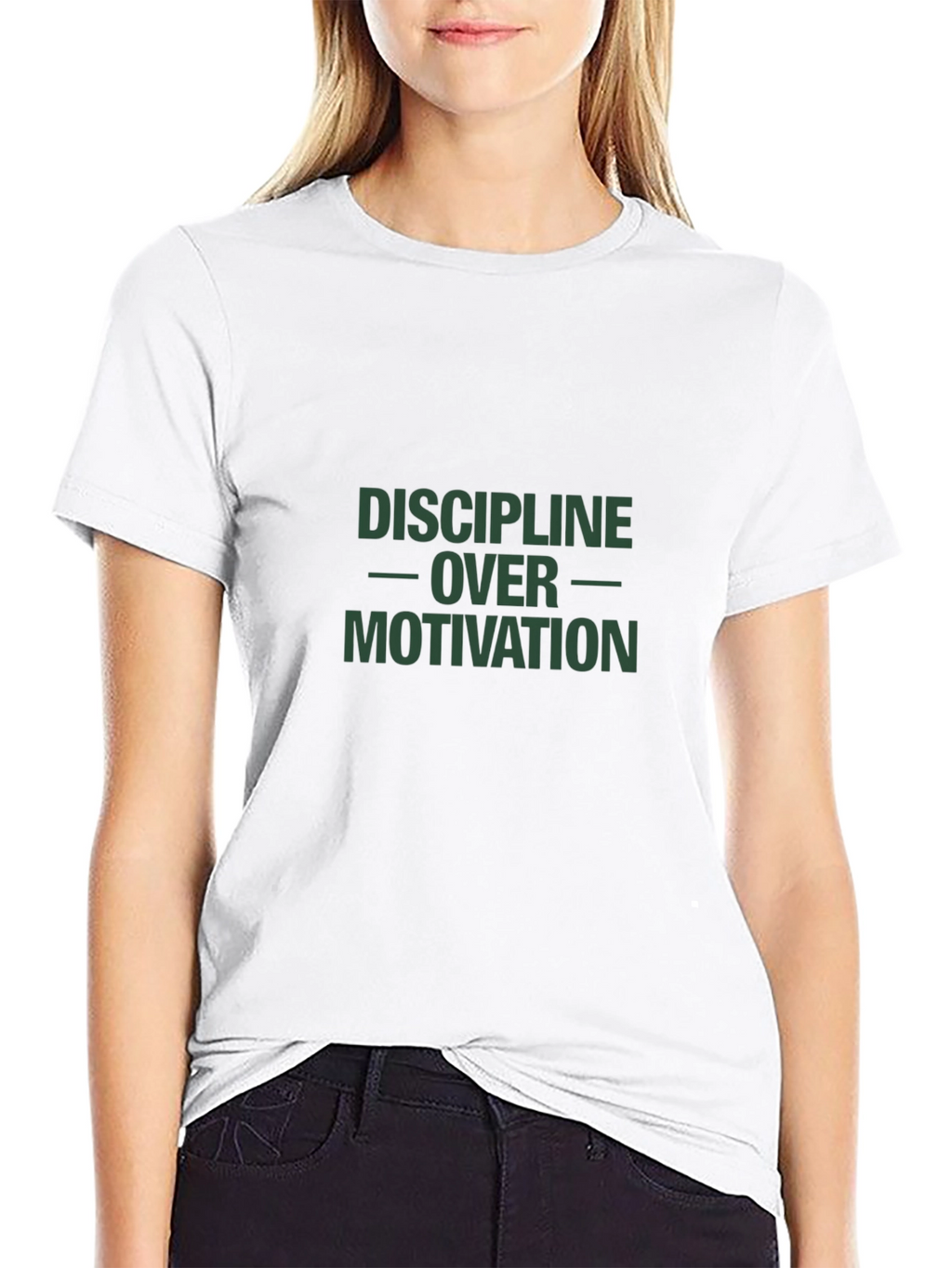 Discipline Over Motivation Graphic Tee