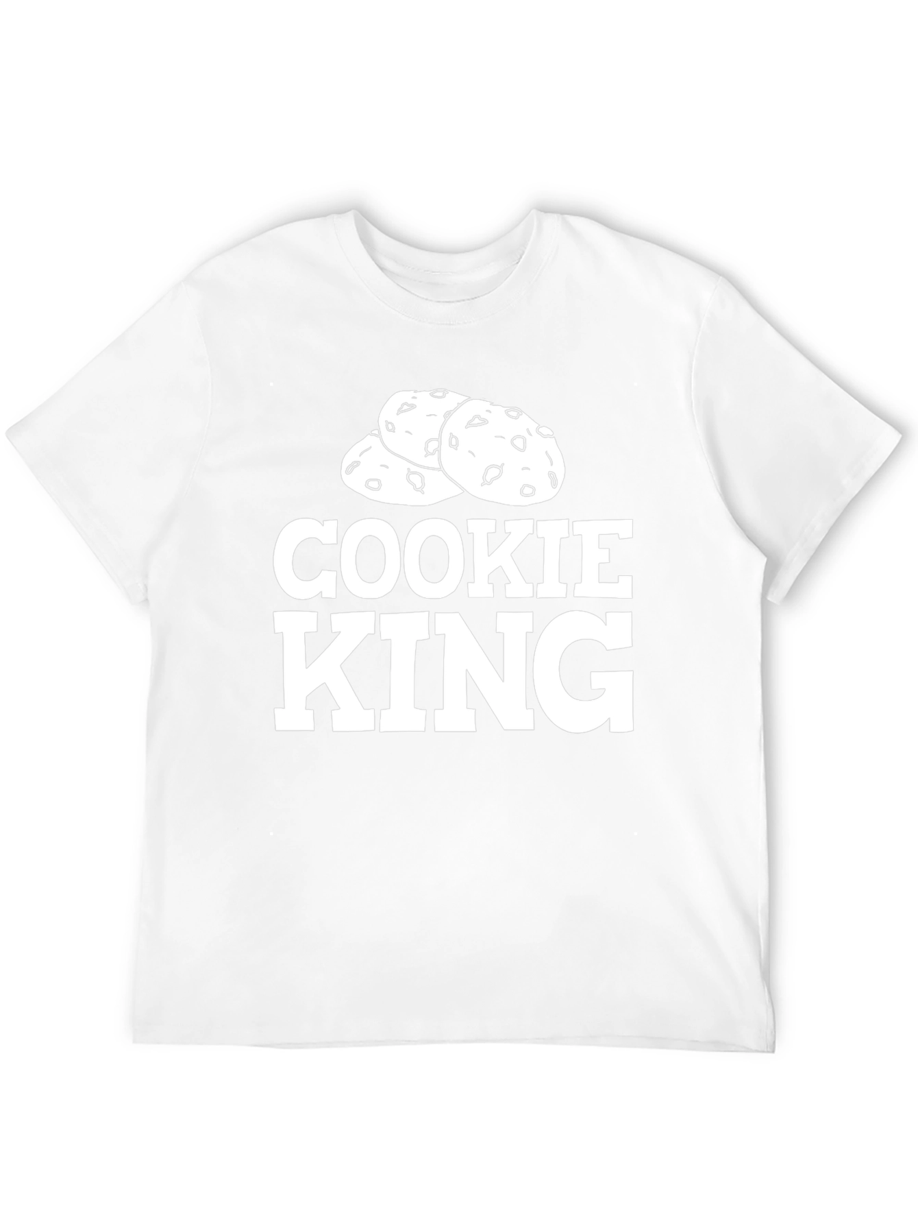 Cookie King Black T-Shirt | Funny Foodie Tee
