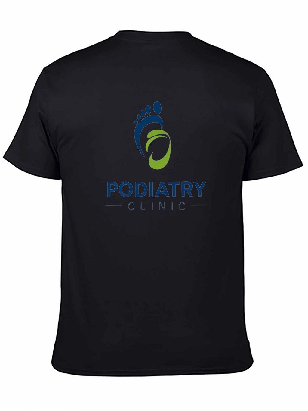 Podiatry Clinic Graphic T-Shirt - Unisex Black Tee