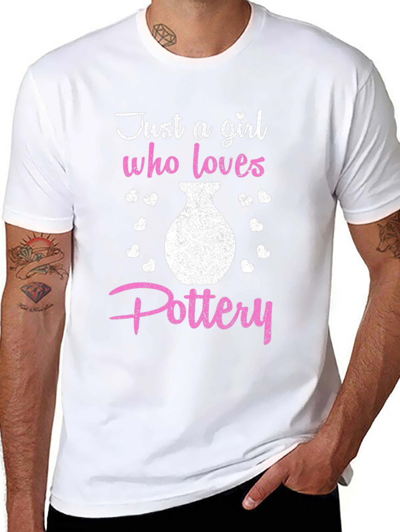 Just a Girl Who Loves Pottery Graphic Tee
