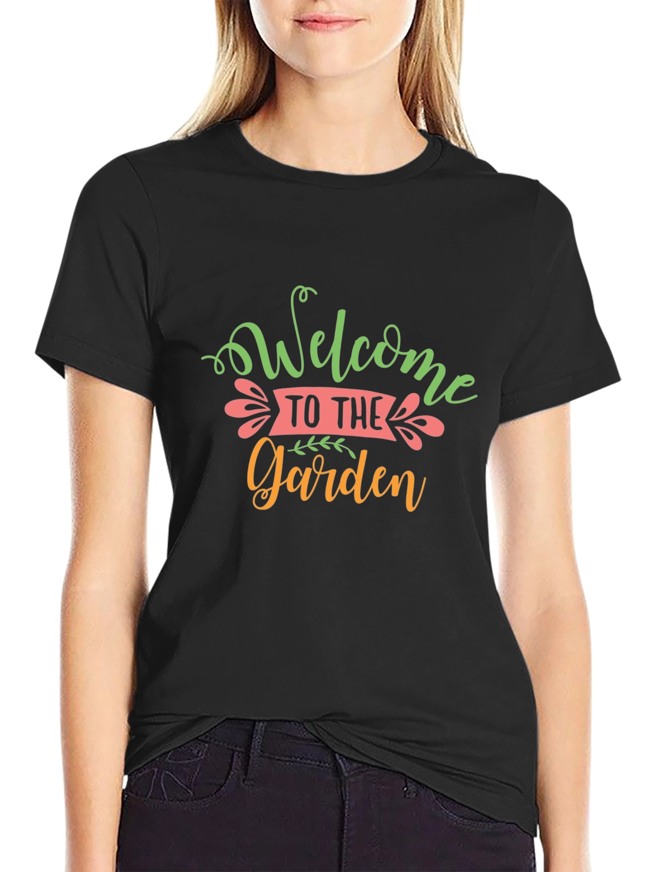Welcome to the Garden Black T-Shirt