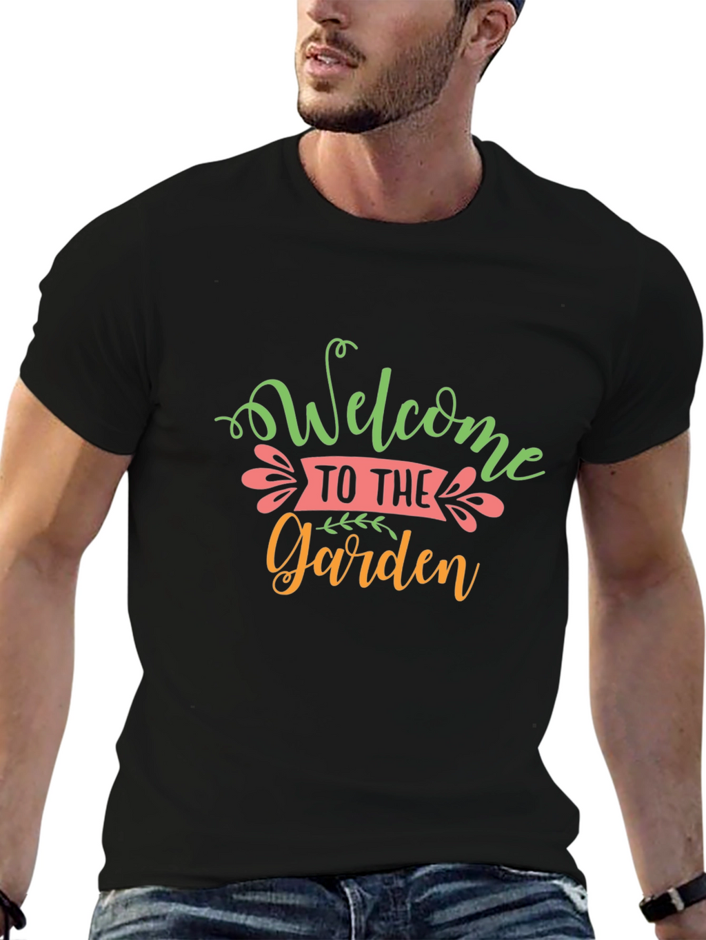 Welcome to the Garden Black T-Shirt