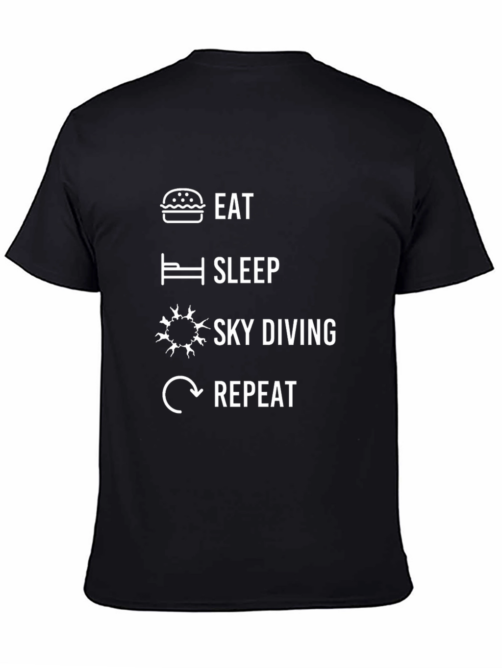 Eat Sleep Skydiving Repeat T-Shirt