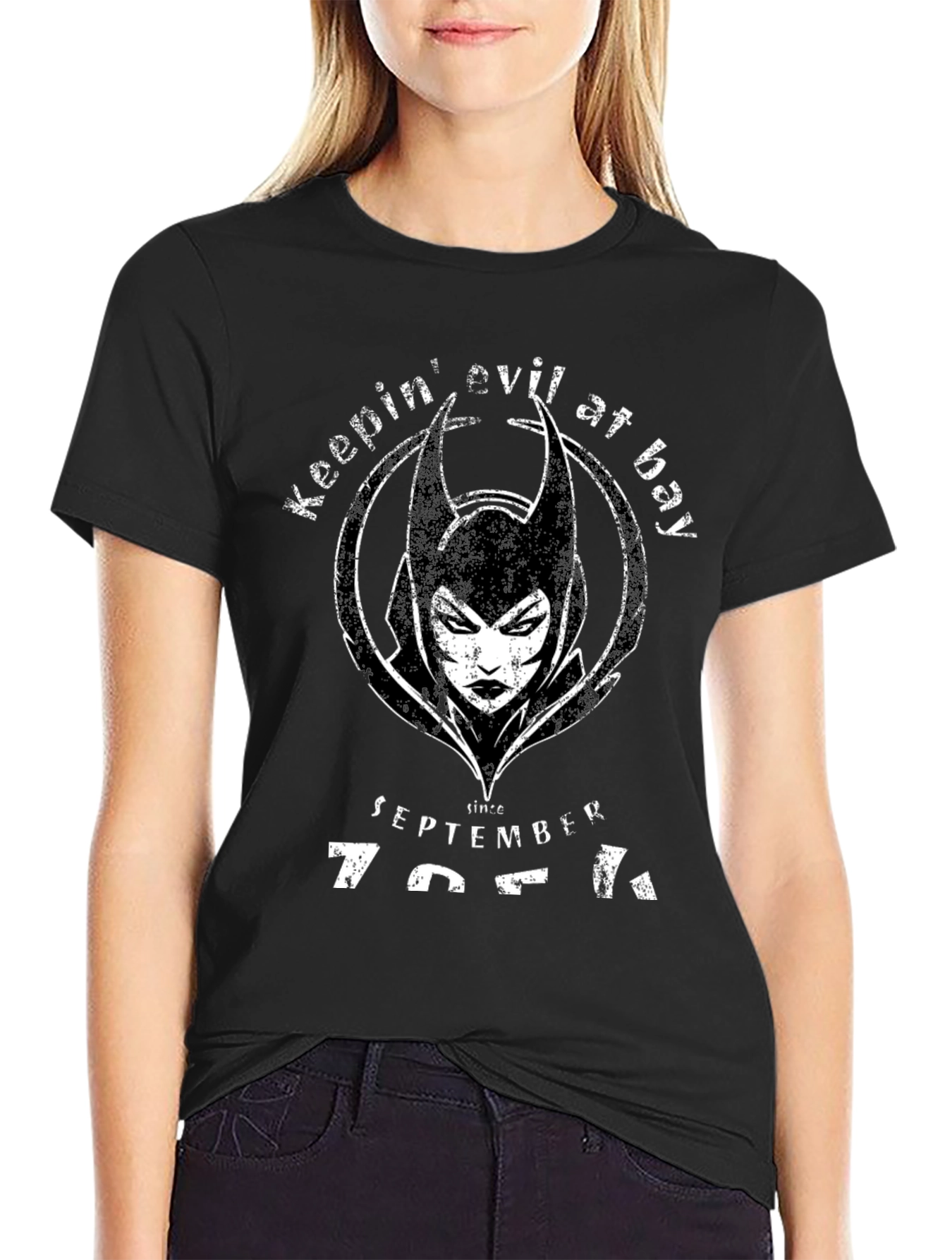 Scarlet Witch Tee - Keepin Evil at Bay Since September 7954