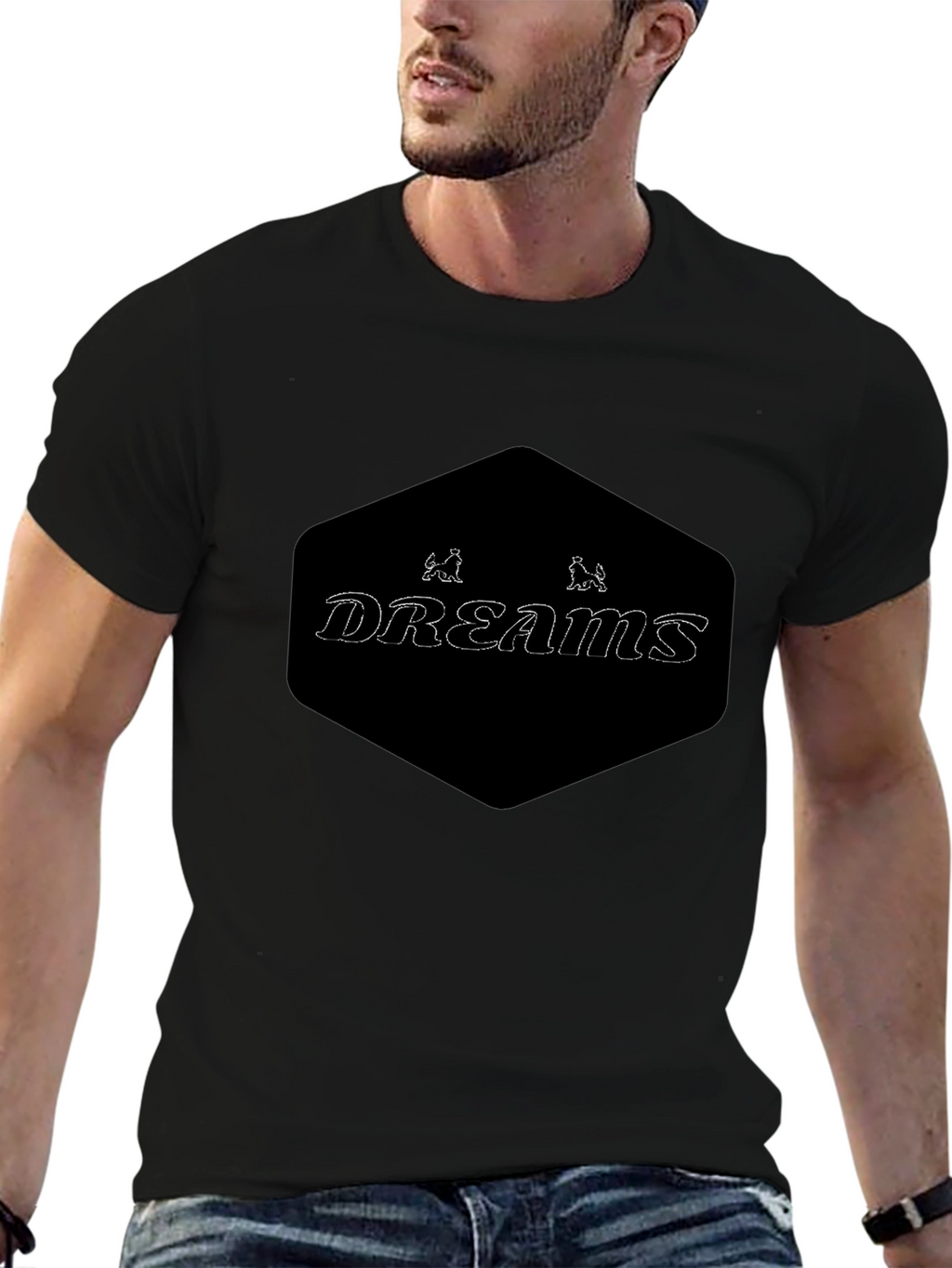 Dreams Black Graphic Tee