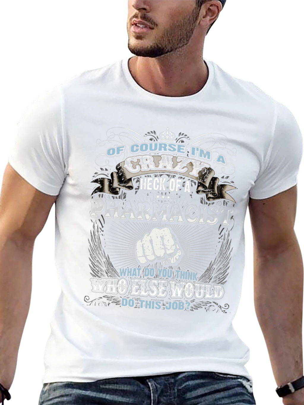Crazy Pharmacist T-Shirt - Job Pride Apparel