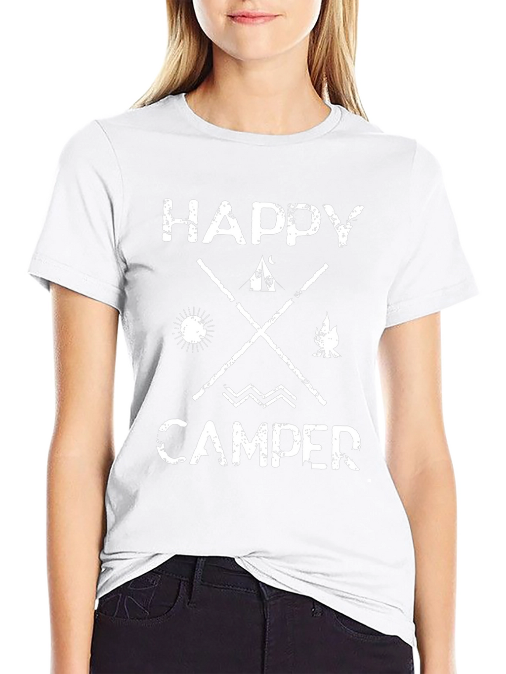 Happy Camper Graphic Tee - Adventure Awaits