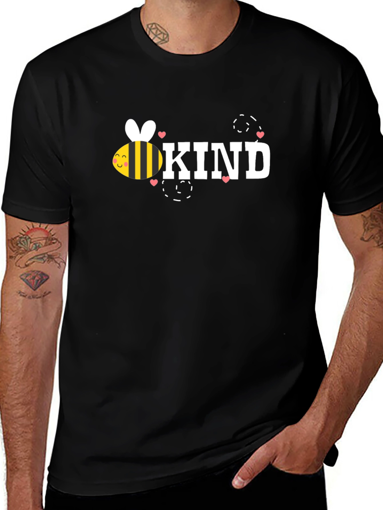 Bee Kind Graphic Tee - Positive Message T-Shirt