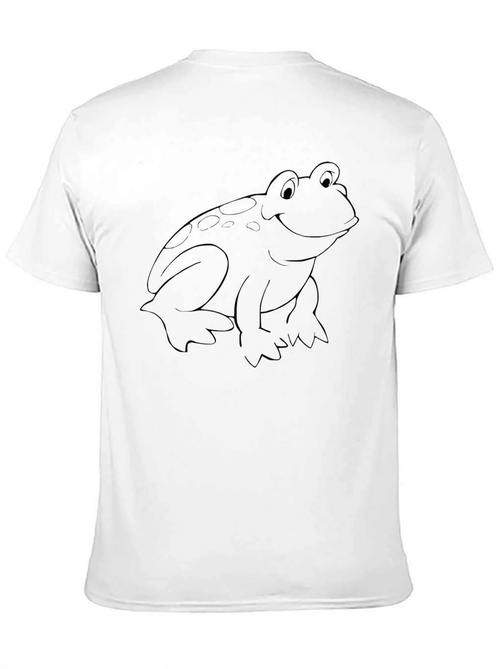 Black T-Shirt with Frog Graphic