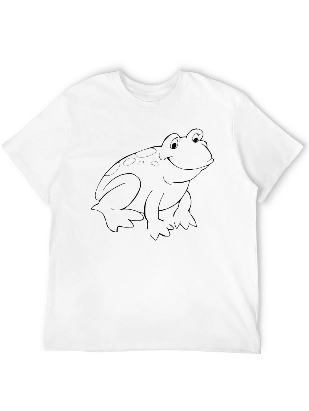 Black T-Shirt with Frog Graphic