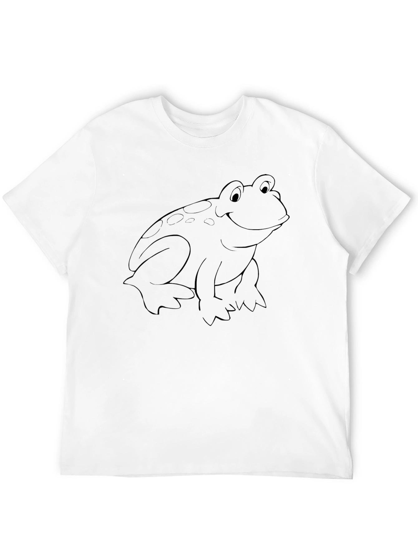 Black T-Shirt with Frog Graphic