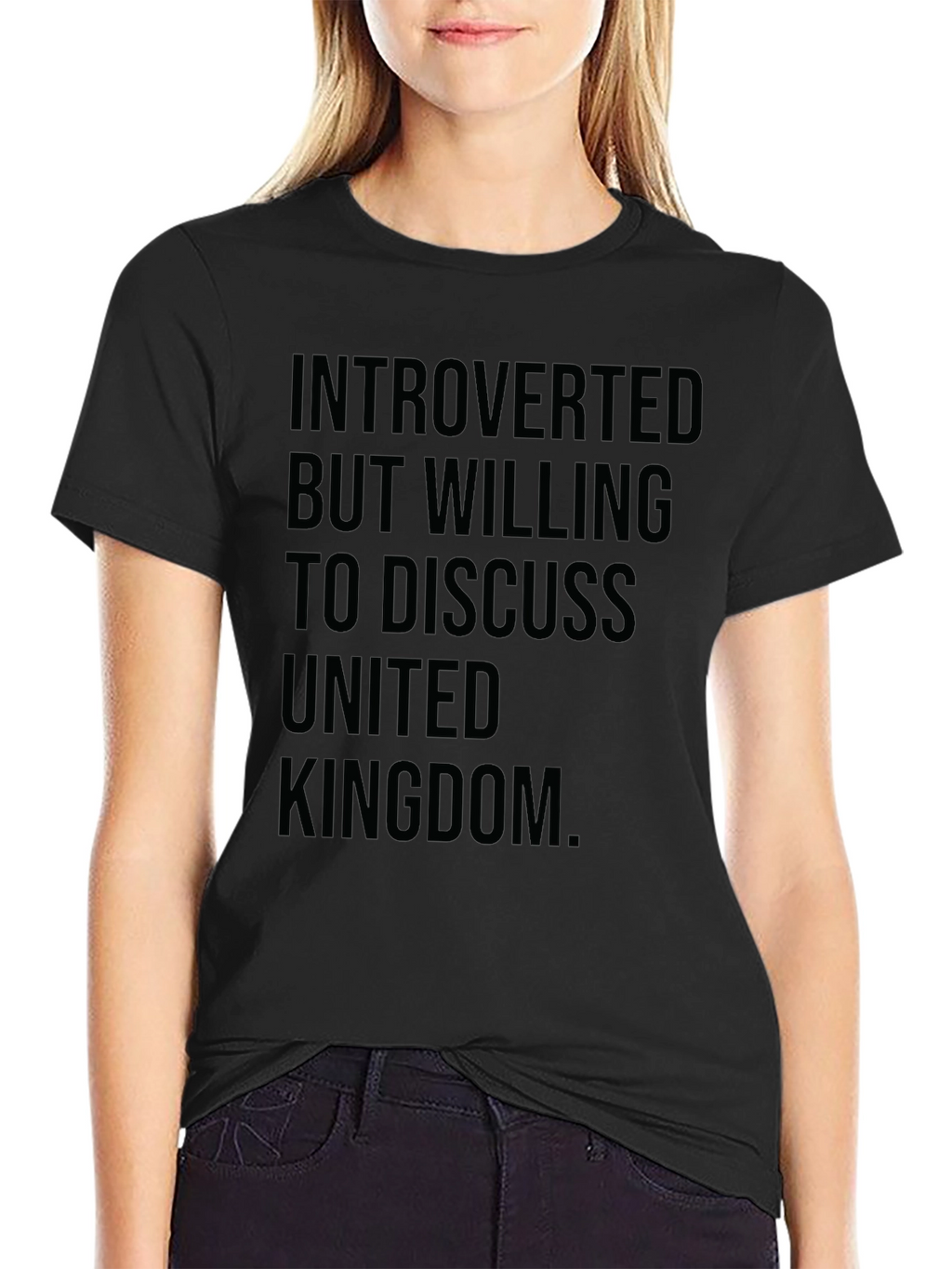 Introverted UK T-Shirt - Funny United Kingdom Tee