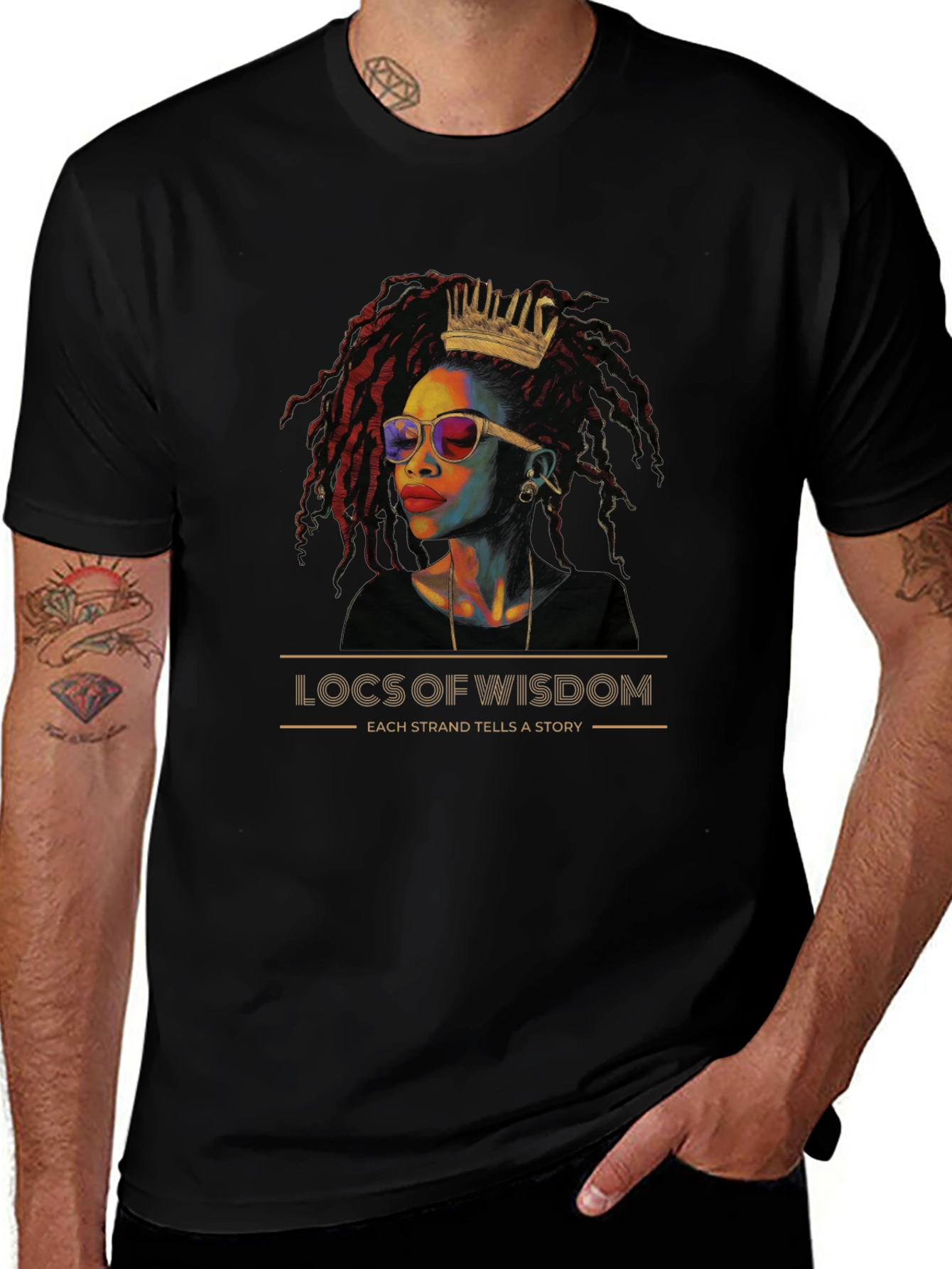 Locs of Wisdom Graphic T-Shirt - Unisex