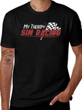 My Therapy Sim Racing T-Shirt Black Tee