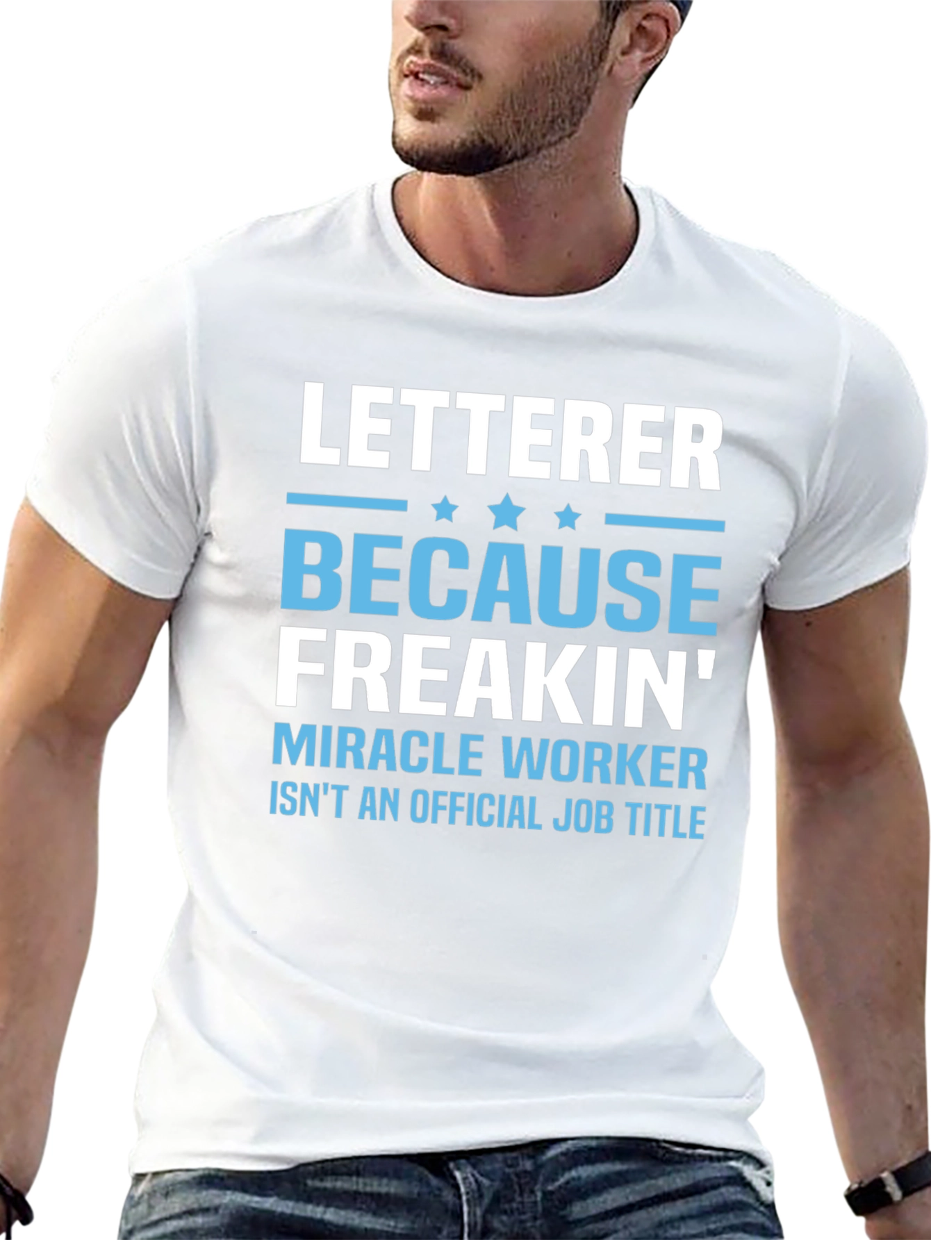 Letterer Miracle Worker Funny T-Shirt