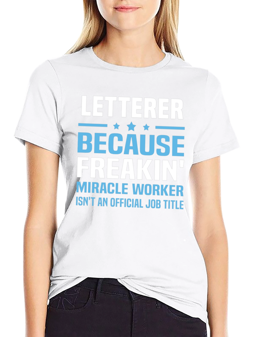 Letterer Miracle Worker Funny T-Shirt
