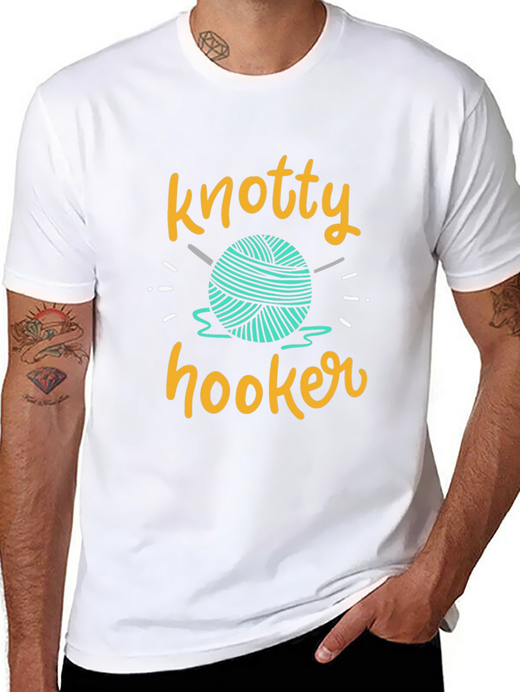 Knotty Hooker Knit Lovers T-Shirt