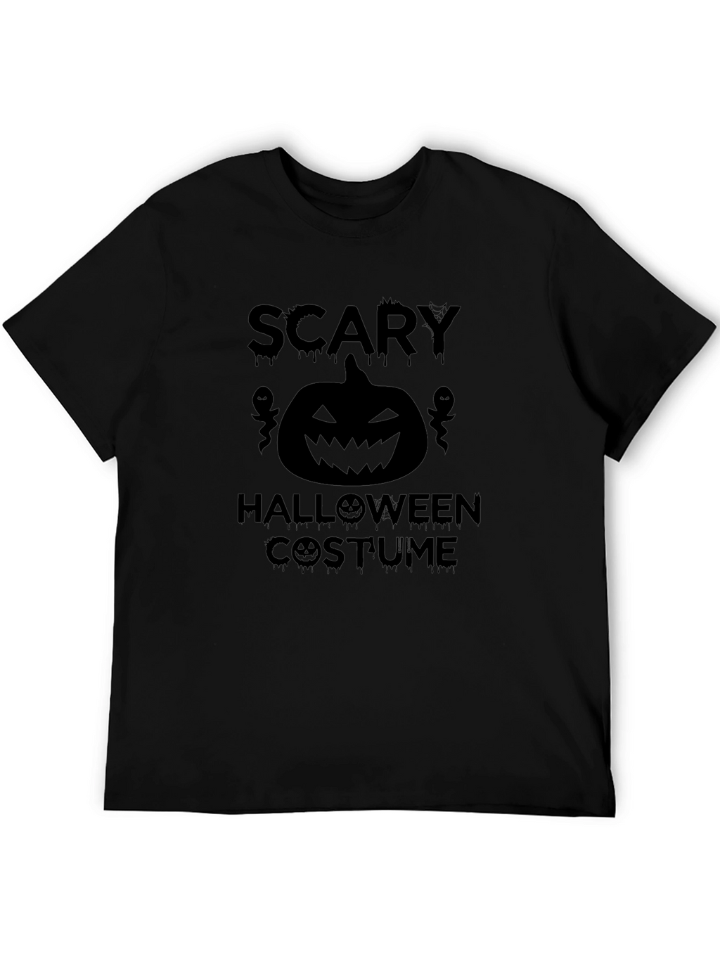 Scary Halloween Costume T-Shirt - Black