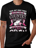 Country Music Lover Graphic T-Shirt