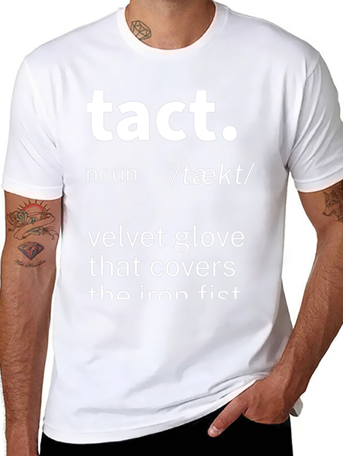 Tact Definition Graphic T-Shirt - Black