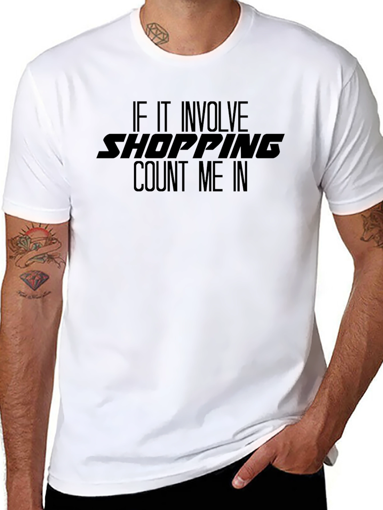 Shopping Count Me In T-Shirt