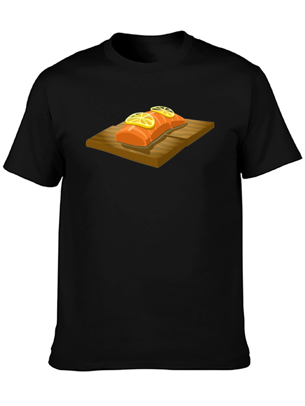 Salmon T-Shirt - Cedar Plank Grilled Fish Graphic Tee