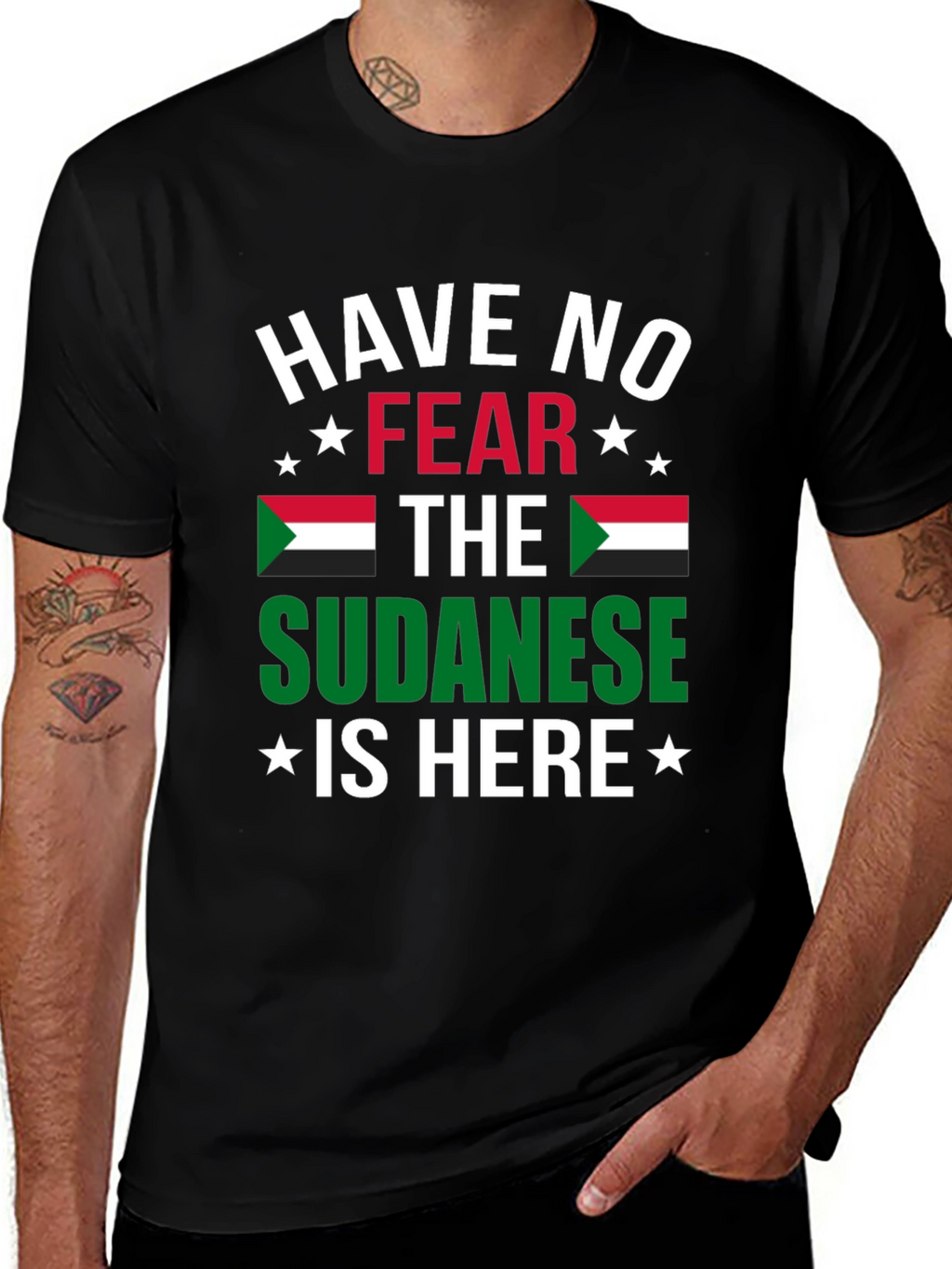 Sudanese Pride Graphic Tee - Have No Fear