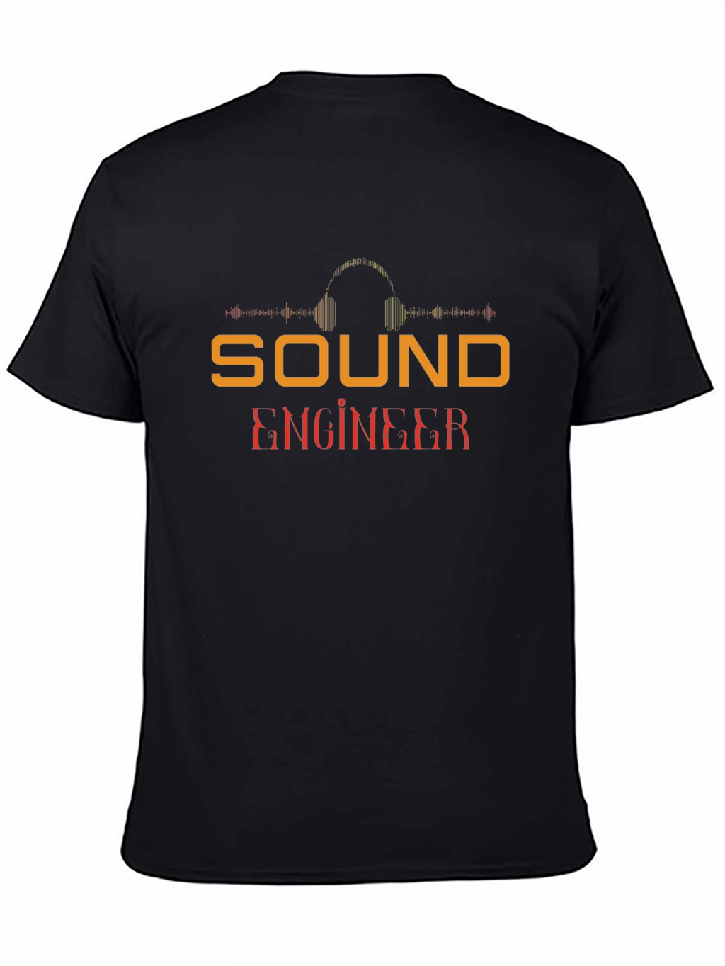 Sound Engineer T-Shirt - Black Graphic Tee