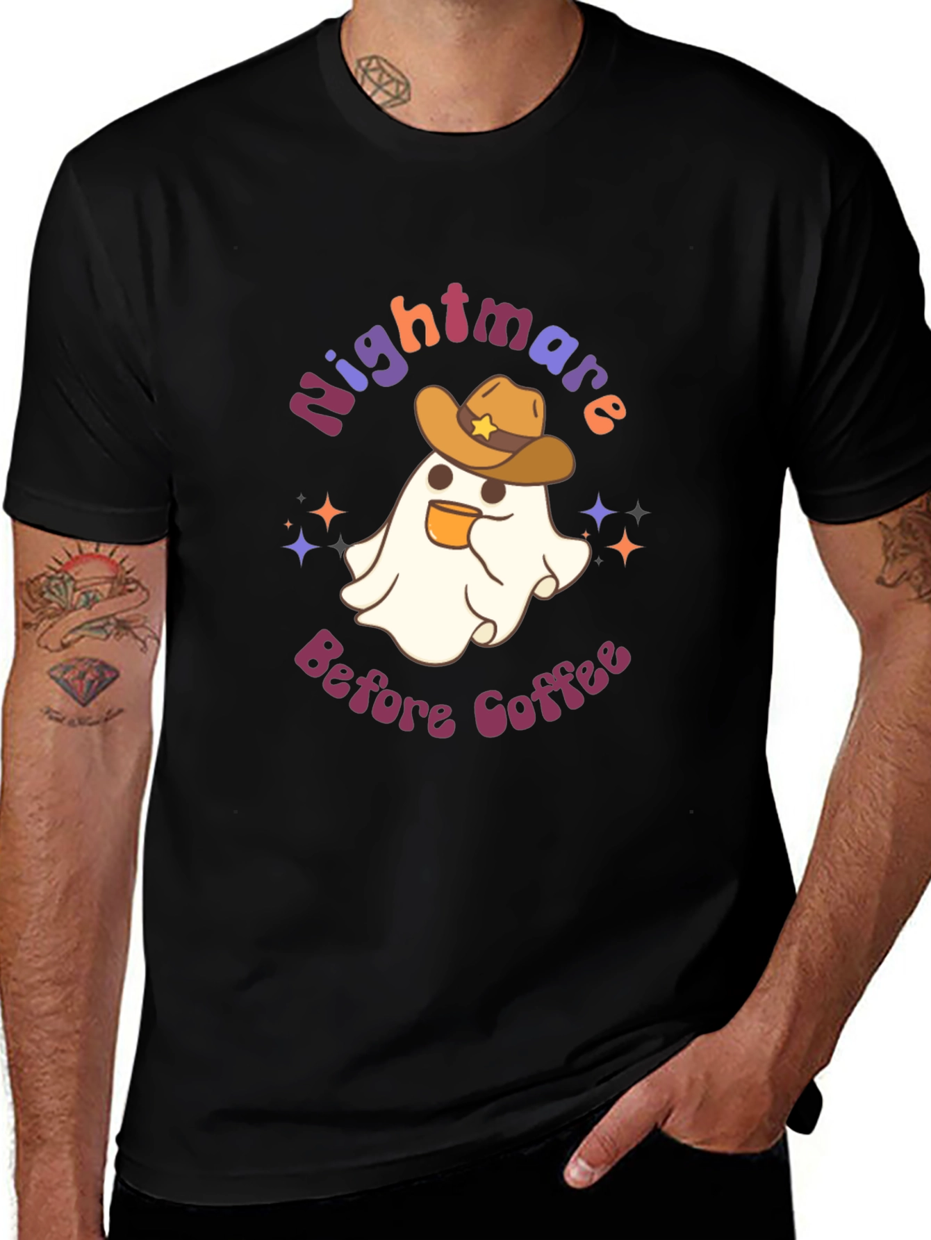 Nightmare Before Coffee Graphic T-Shirt