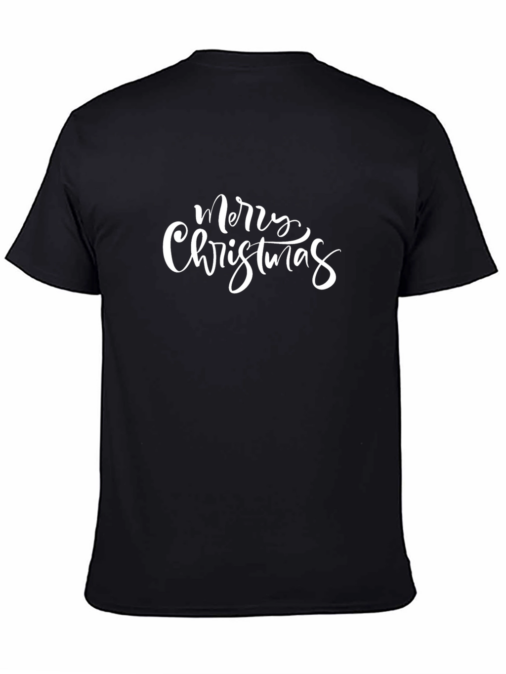 Merry Christmas Graphic T-Shirt - Black