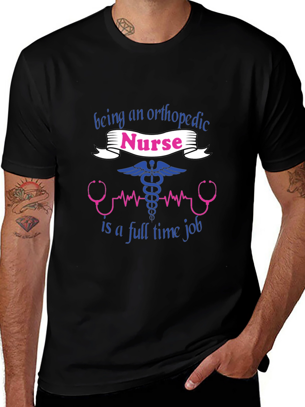 Orthopedic Nurse T-Shirt - Full Time Job Tee
