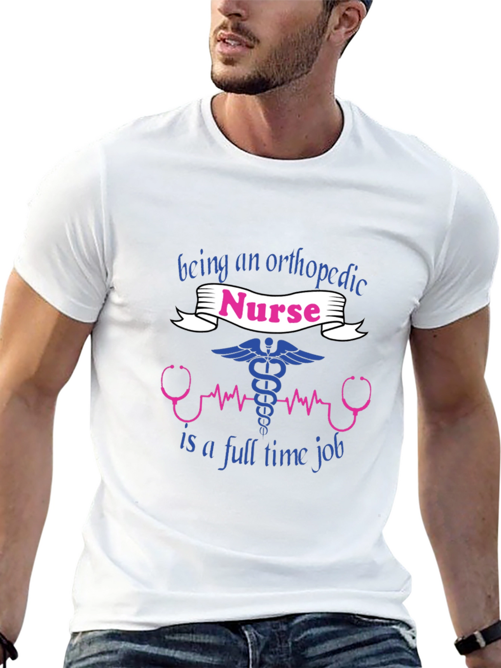 Orthopedic Nurse T-Shirt - Full Time Job Tee