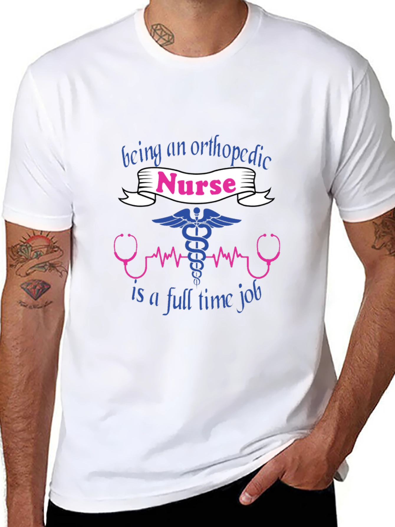 Orthopedic Nurse T-Shirt - Full Time Job Tee