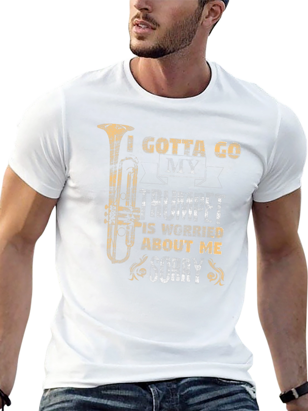 Gotta Go My Trumpet is Worried Graphic Tee