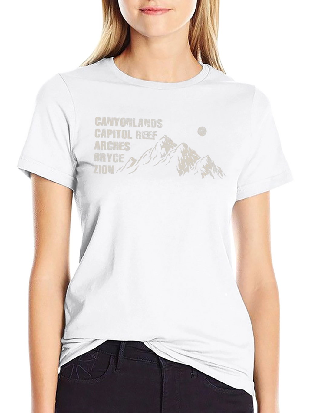 Utah National Parks Graphic Tee - Canyonlands Arches Zion