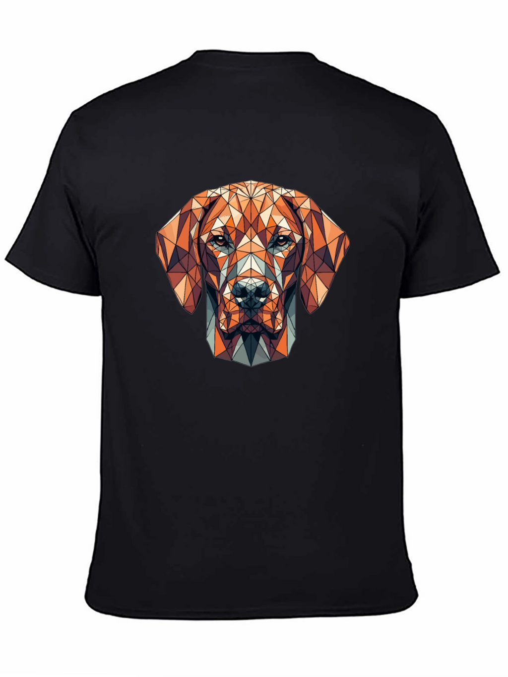 Geometric Dog Graphic T-Shirt