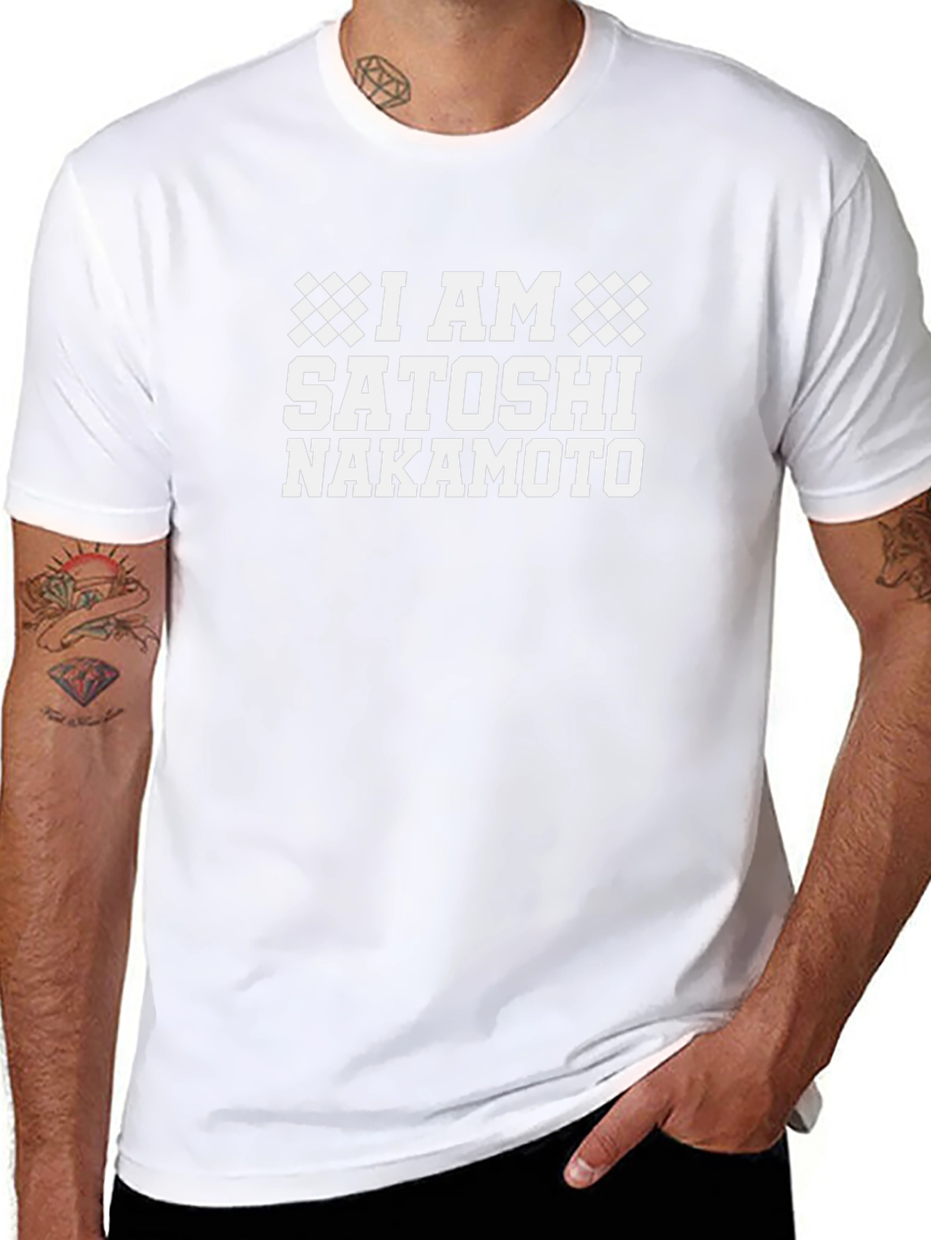 I AM Satoshi Nakamoto T-Shirt - Crypto Bitcoin Tee