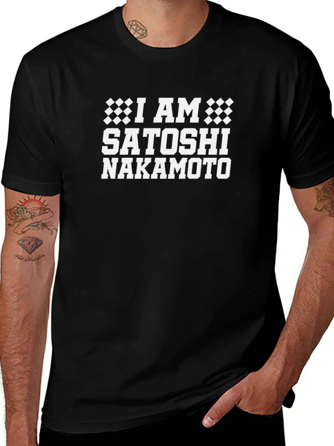I AM Satoshi Nakamoto T-Shirt - Crypto Bitcoin Tee