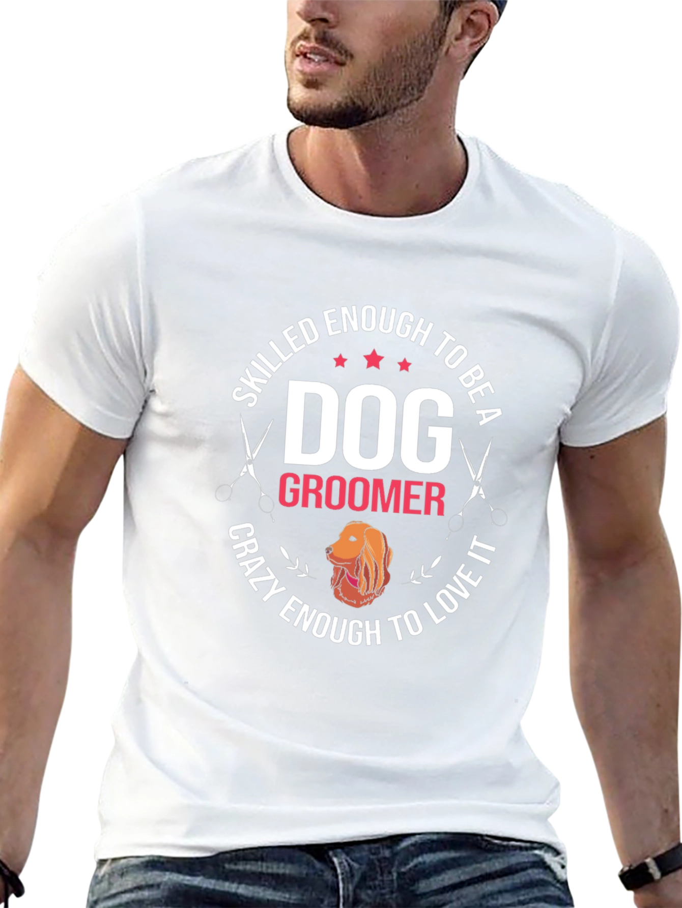 Dog Groomer T-Shirt - Skilled Enough Crazy Enough Tee