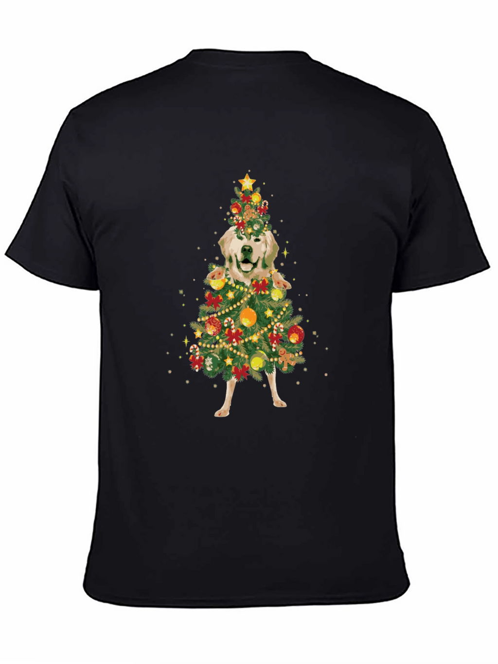 Golden Retriever Christmas Tree T-Shirt