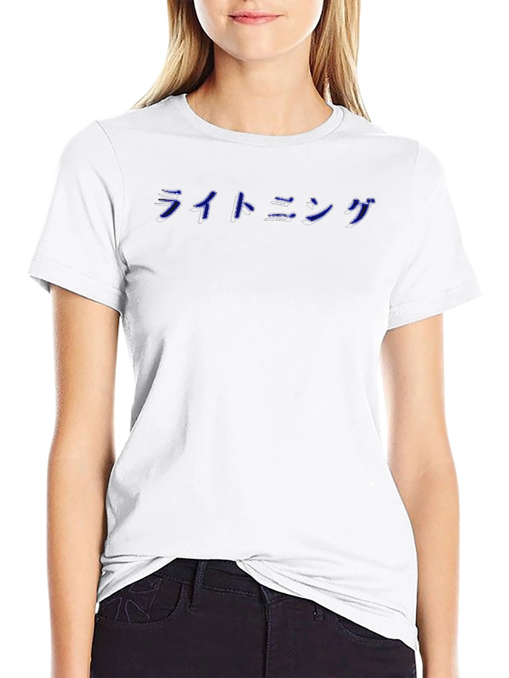Lightning Katakana T-Shirt - Soft Cotton Blend