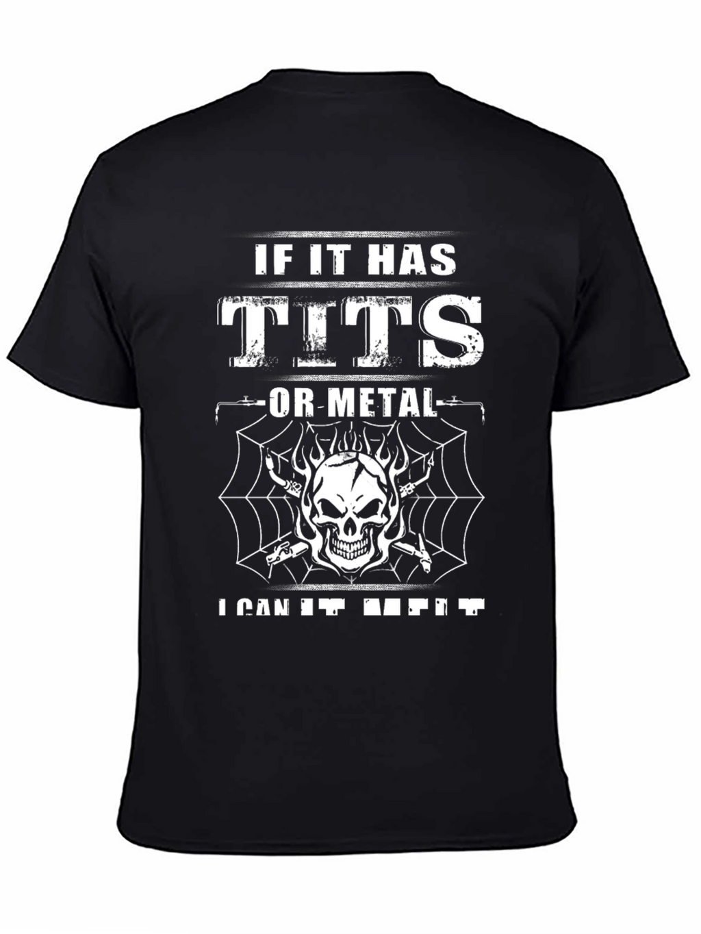 Funny Tits or Metal Graphic T-Shirt