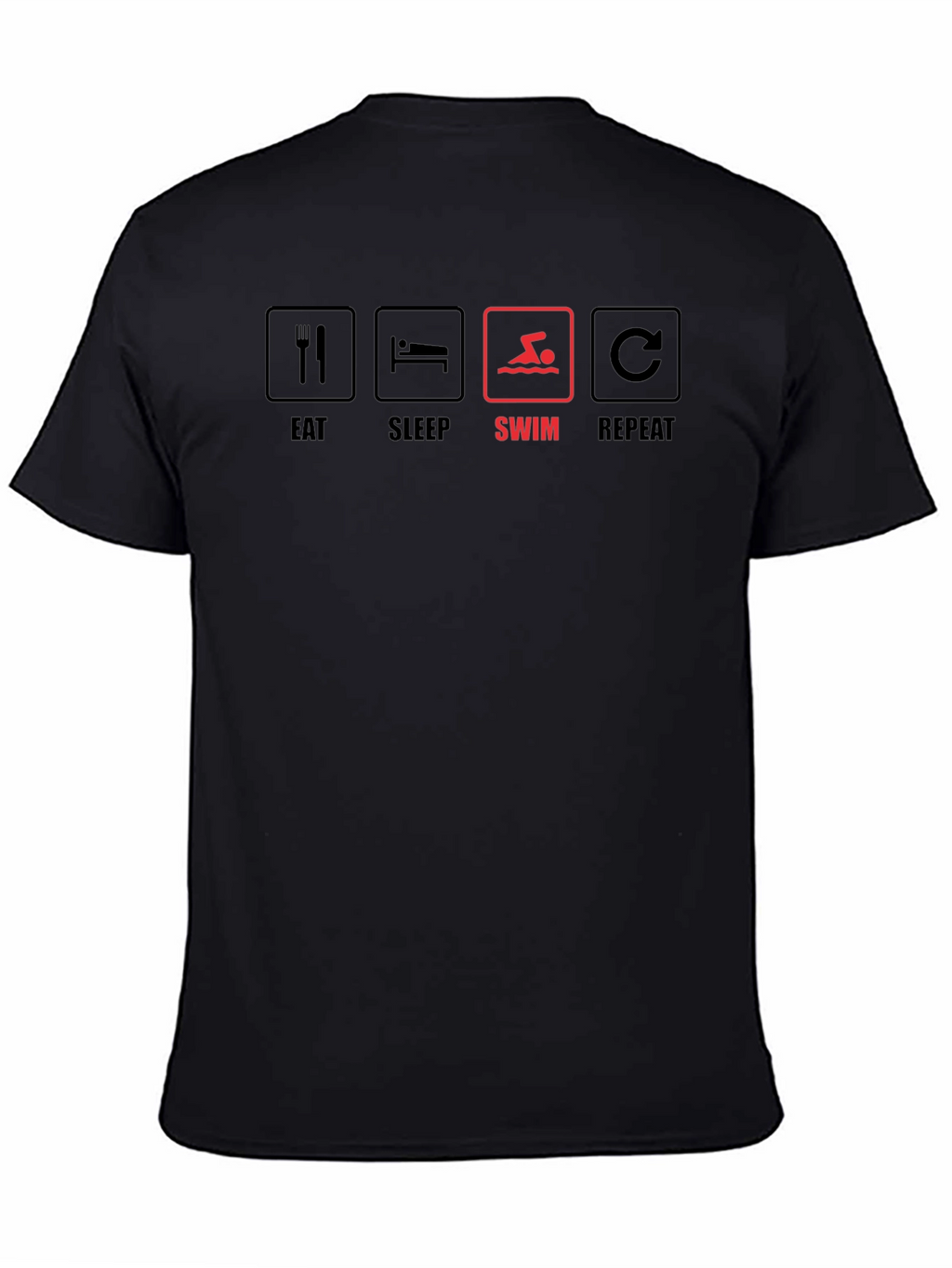 Eat Sleep Swim Repeat Graphic T-Shirt