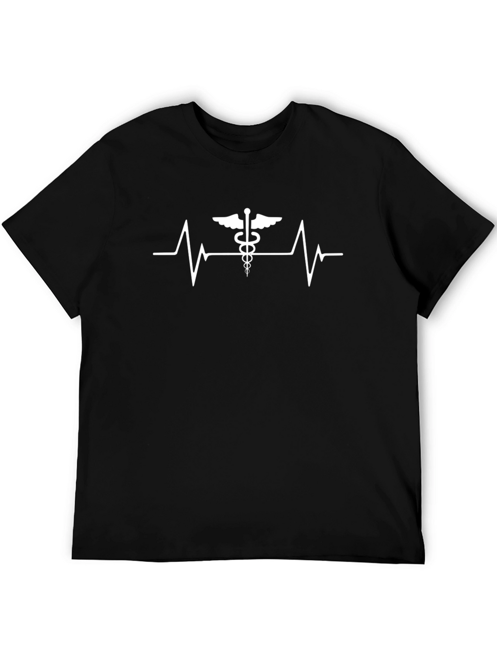 Caduceus Heartbeat T-Shirt - Medical Design