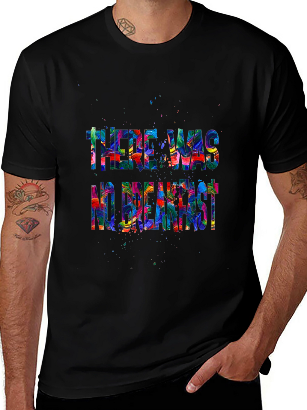 There Was No Breakfast Graphic Tee