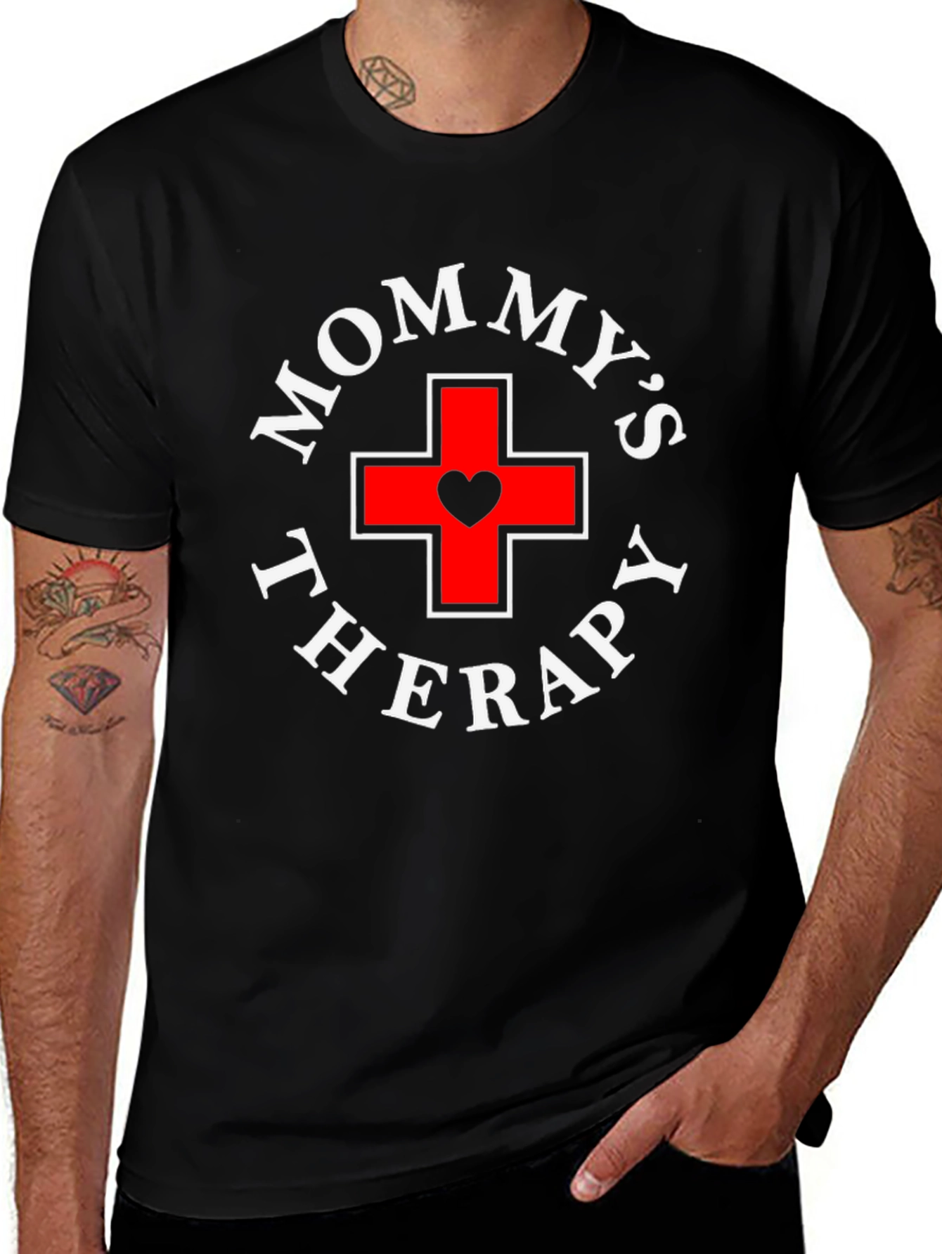 Mommys Therapy T-Shirt - Novelty Graphic Tee
